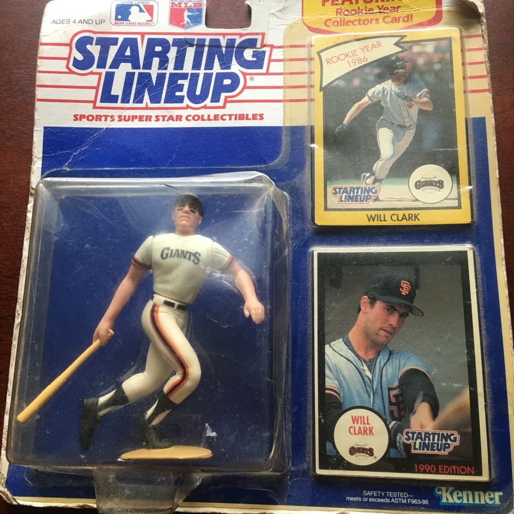 New Starting Line Up Will Clark figurine